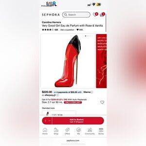Very good girl Carolina Herrera 80ml full